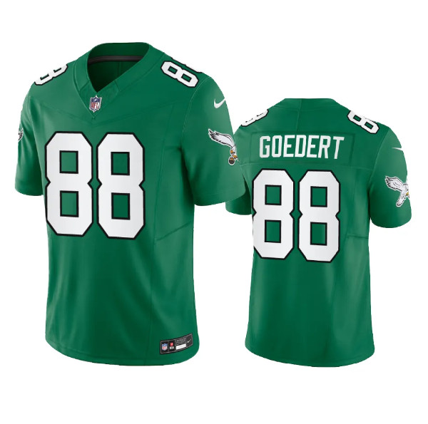 Youth Green Philadelphia Eagles #88 Dallas Goedert F.U.S.E. Throwback Vapor Untouchable Limited Stitched Football Jersey